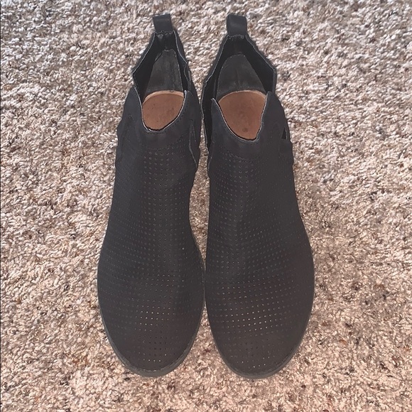 Black Francesca Ankle Booties - Picture 2 of 4